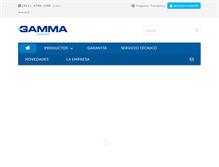 Tablet Screenshot of gammaherramientas.com.ar